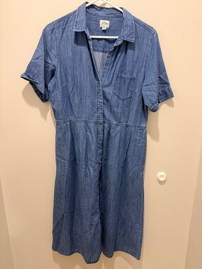 Jcrew tencil denim dress